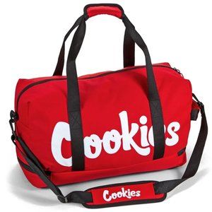 Cookies NWT Explorer Red Smell Proof Duffle Bag